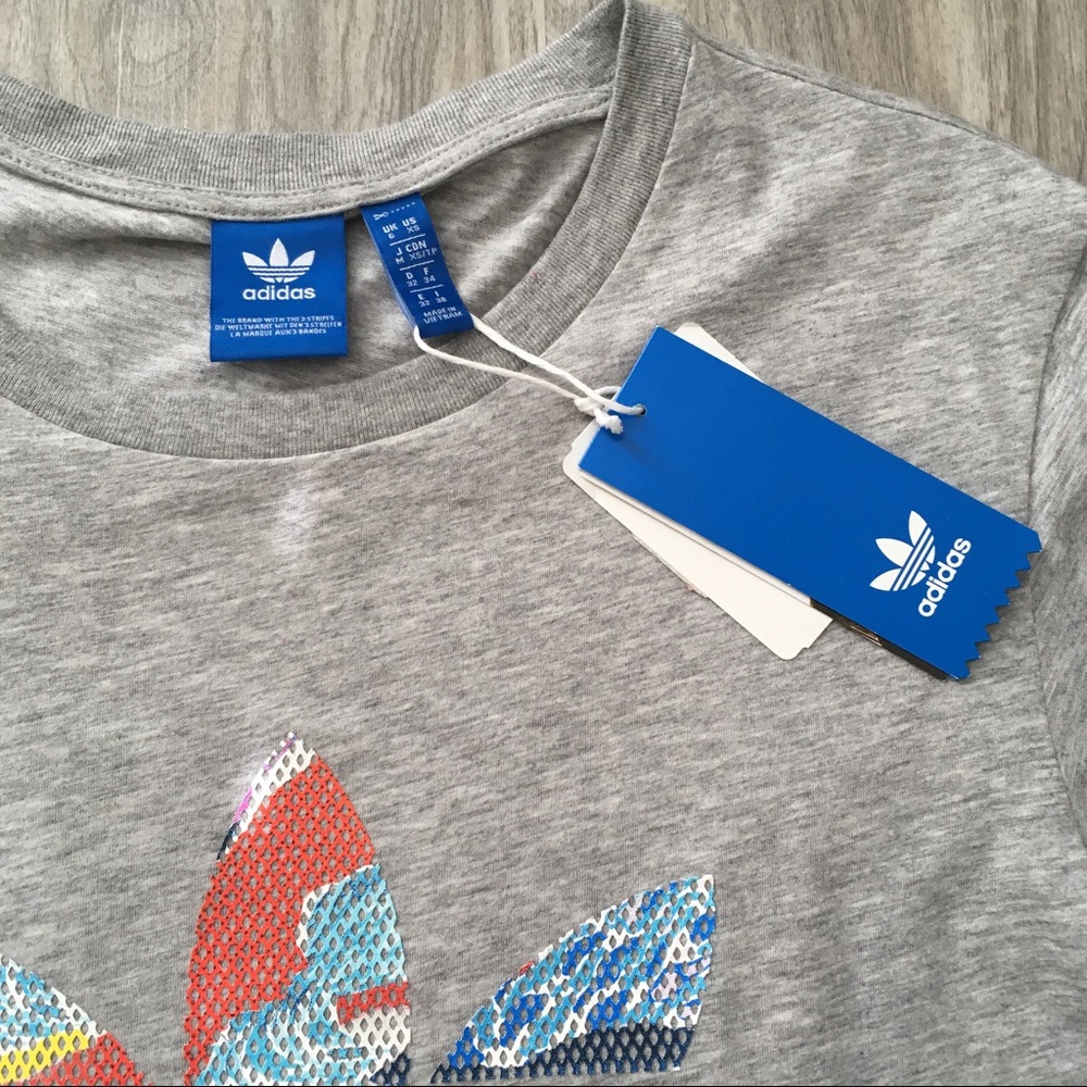 Adidas grey Trefoil dress nwt - Picture 4 of 6